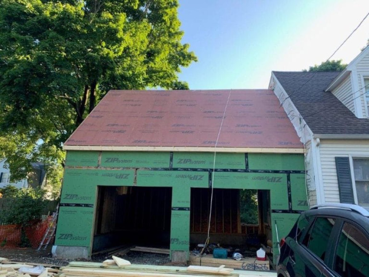 roof project before, Strong Hands